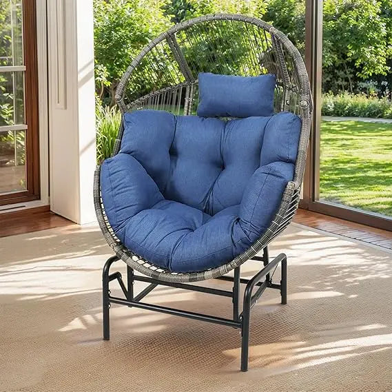 Egg Glider Chair - for Balcony Deck Sunroom