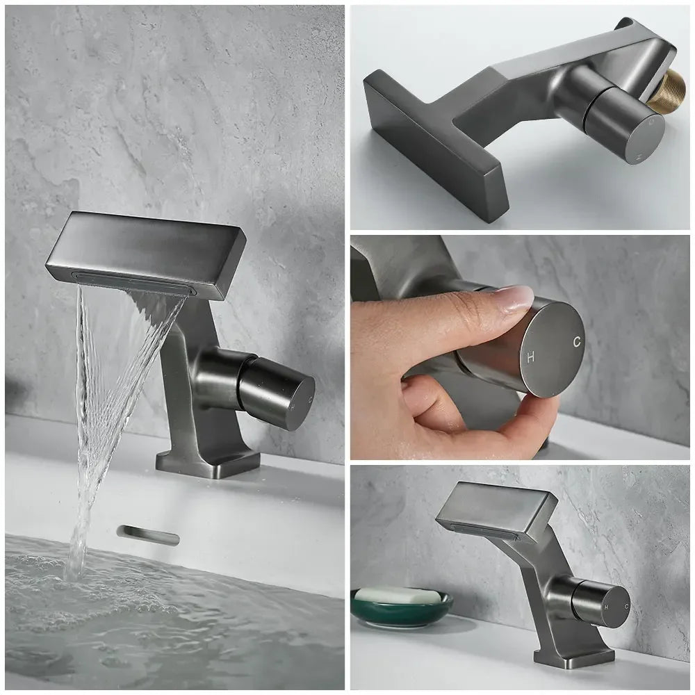 Antique Waterfall Bathroom Faucet