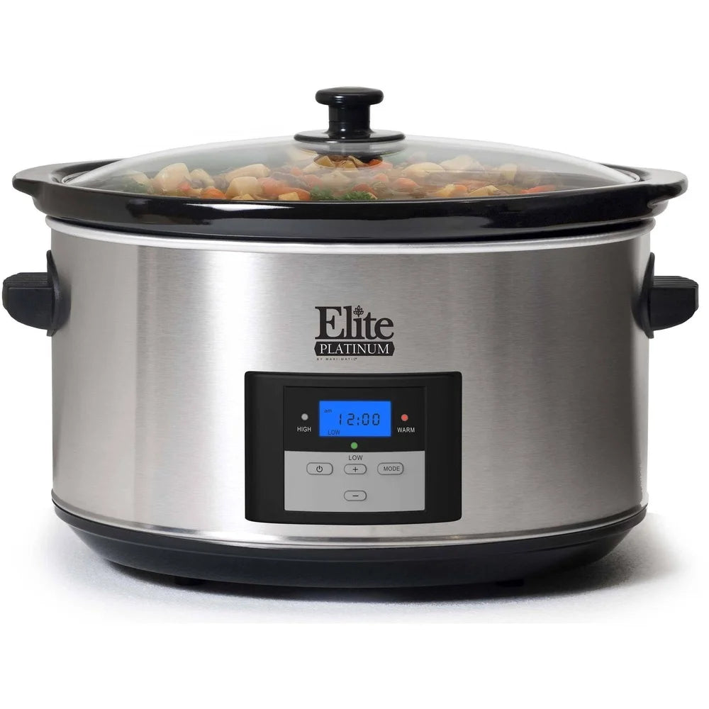8.5 Quart Stainless Steel Digital Slow Cooker