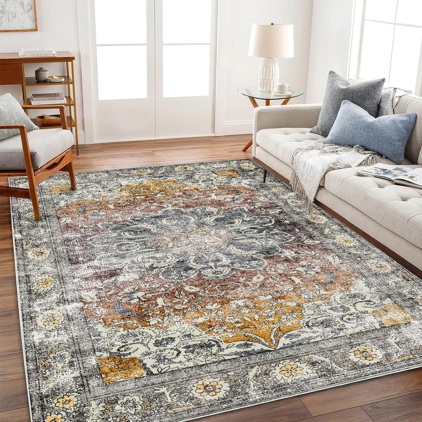 5x7 Washable Area Rug