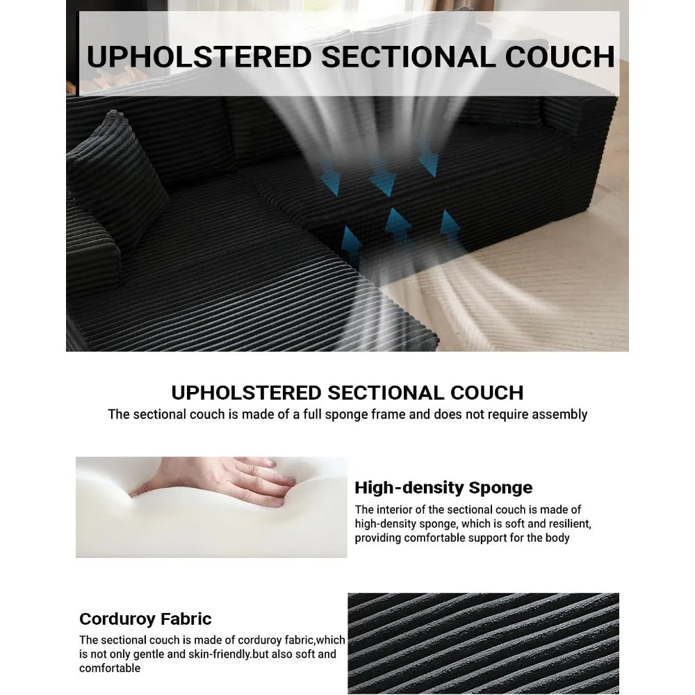 Cloud Sectional, with L-Shape Chaise