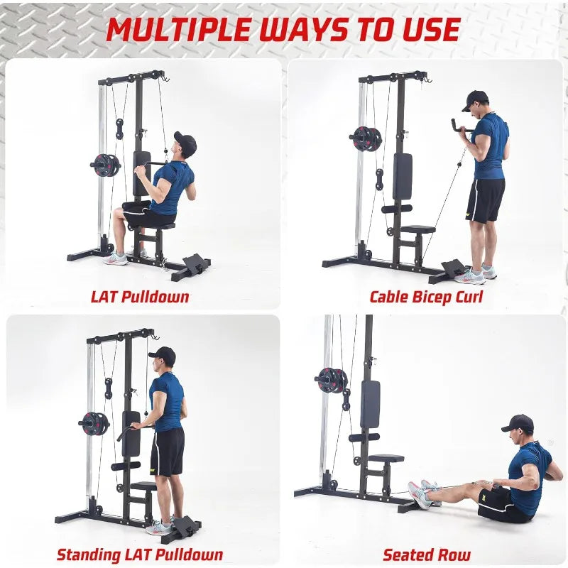 LAT Pulldown, Multi-Functional Cable, Row Cable Machine