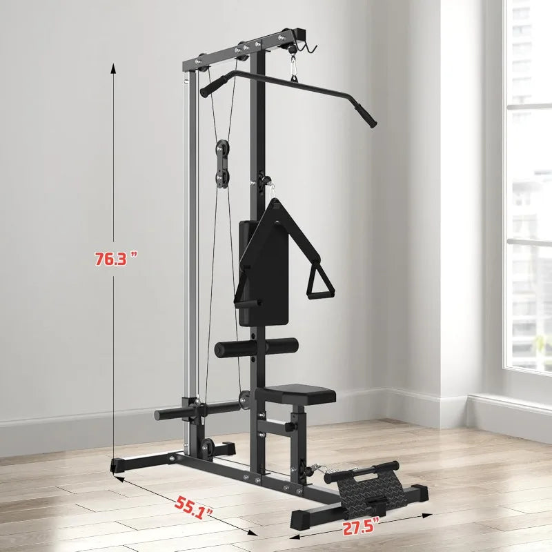 LAT Pulldown, Multi-Functional Cable, Row Cable Machine