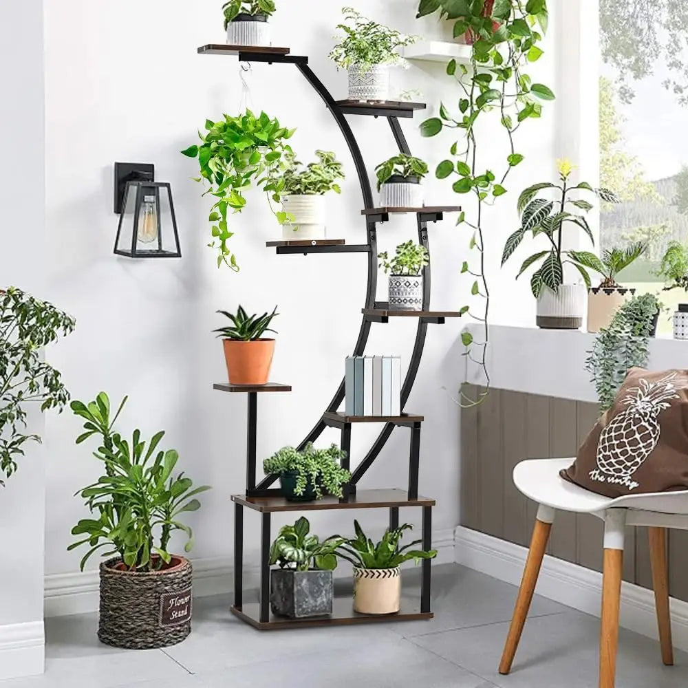 9 Tier Plant Stand With Grow Light