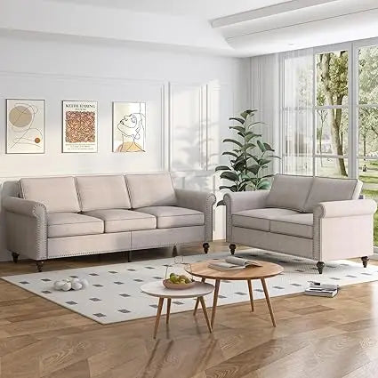 2 Piece Living Room Sofa Set