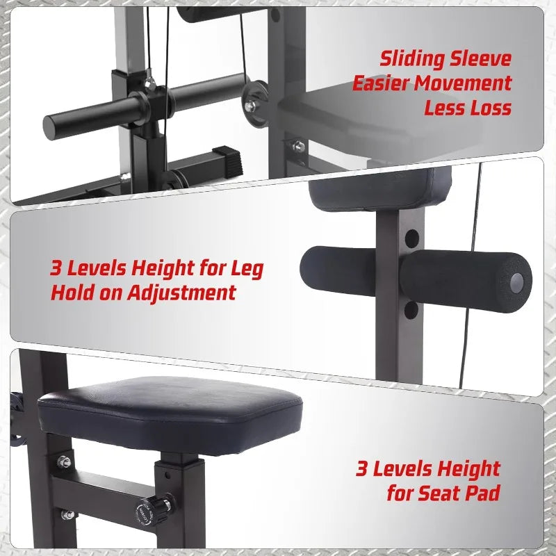 LAT Pulldown, Multi-Functional Cable, Row Cable Machine