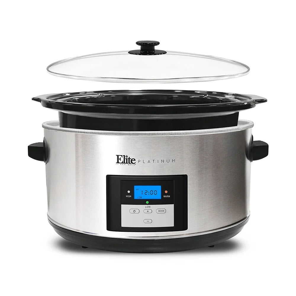 8.5 Quart Stainless Steel Digital Slow Cooker