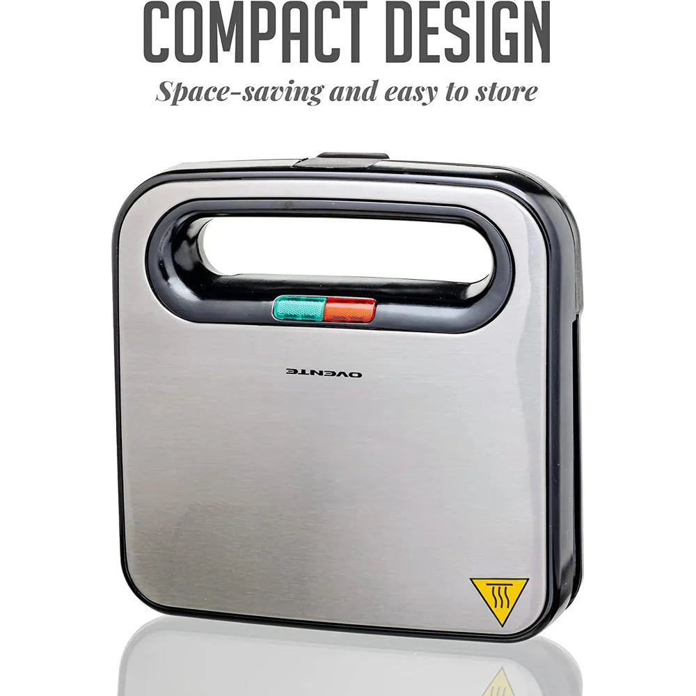 Electric Panini Press Grill Nonstick, Easy Clean