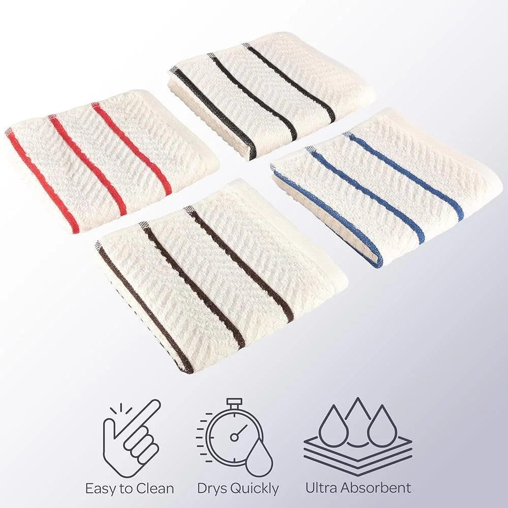 16-Pack Cotton Soft Absorbent Kitchen Towels