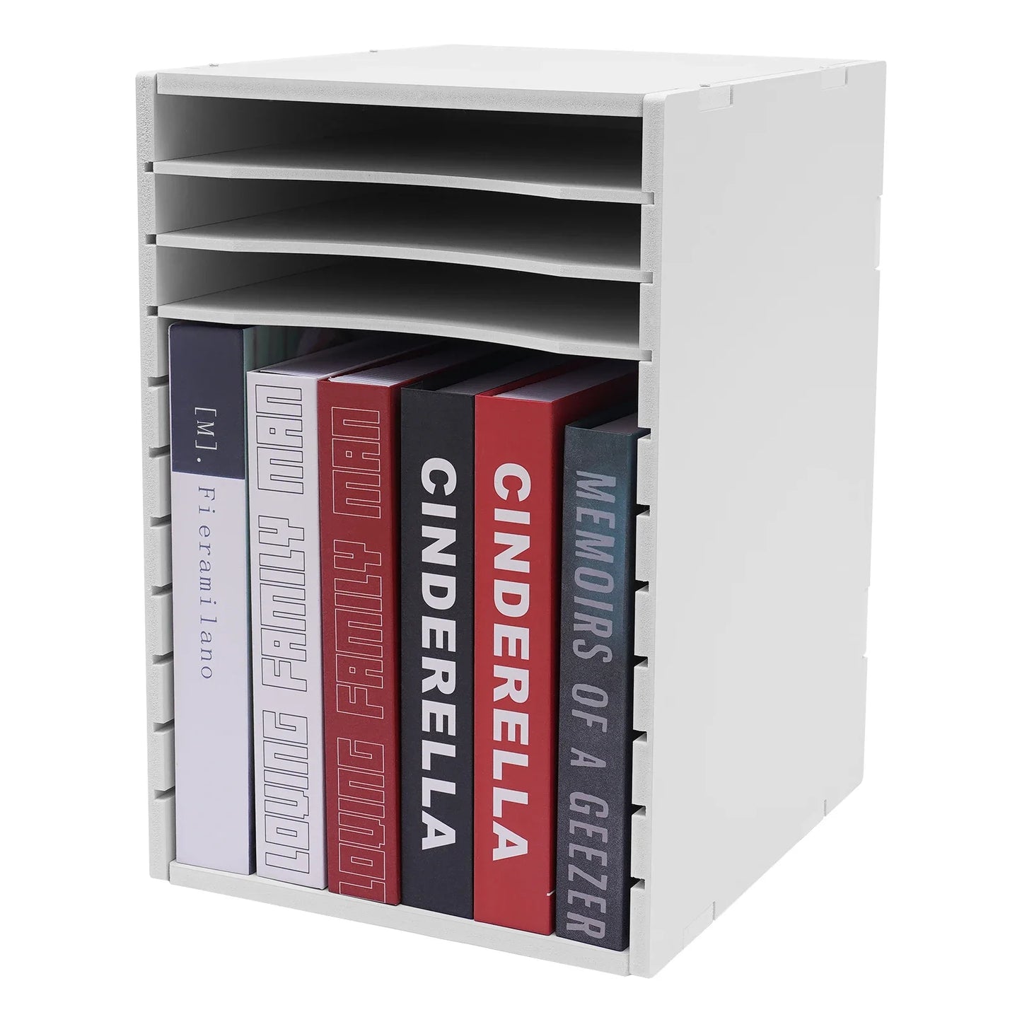 Adjustable Desktop File Organizer, 11 Compartments
