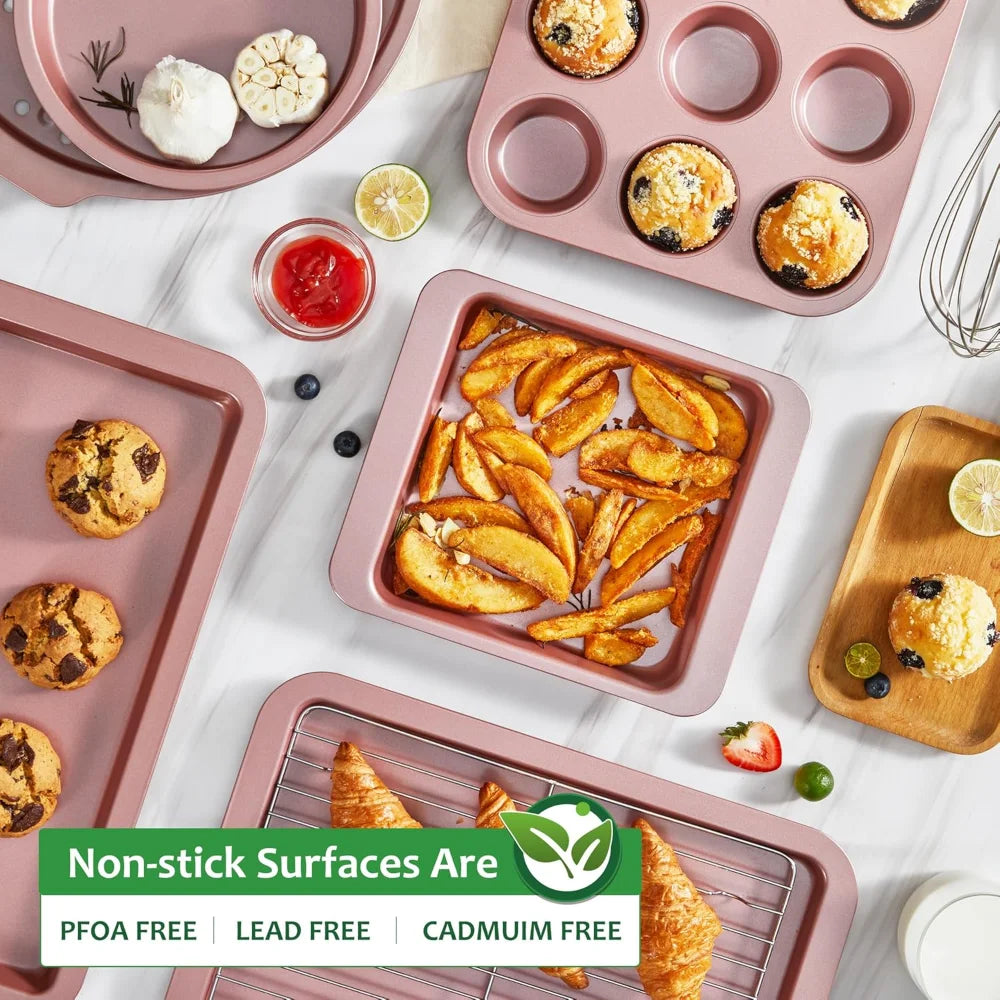 10-Piece Bakeware Set, Including Rack