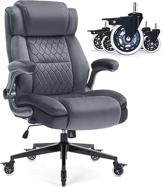 Ergonomic Office Chair-Adjustable Built-in Lumbar Support