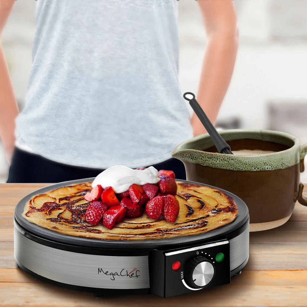 Nonstick Crepe, Pancake Maker Griddle 12" Hot Plate
