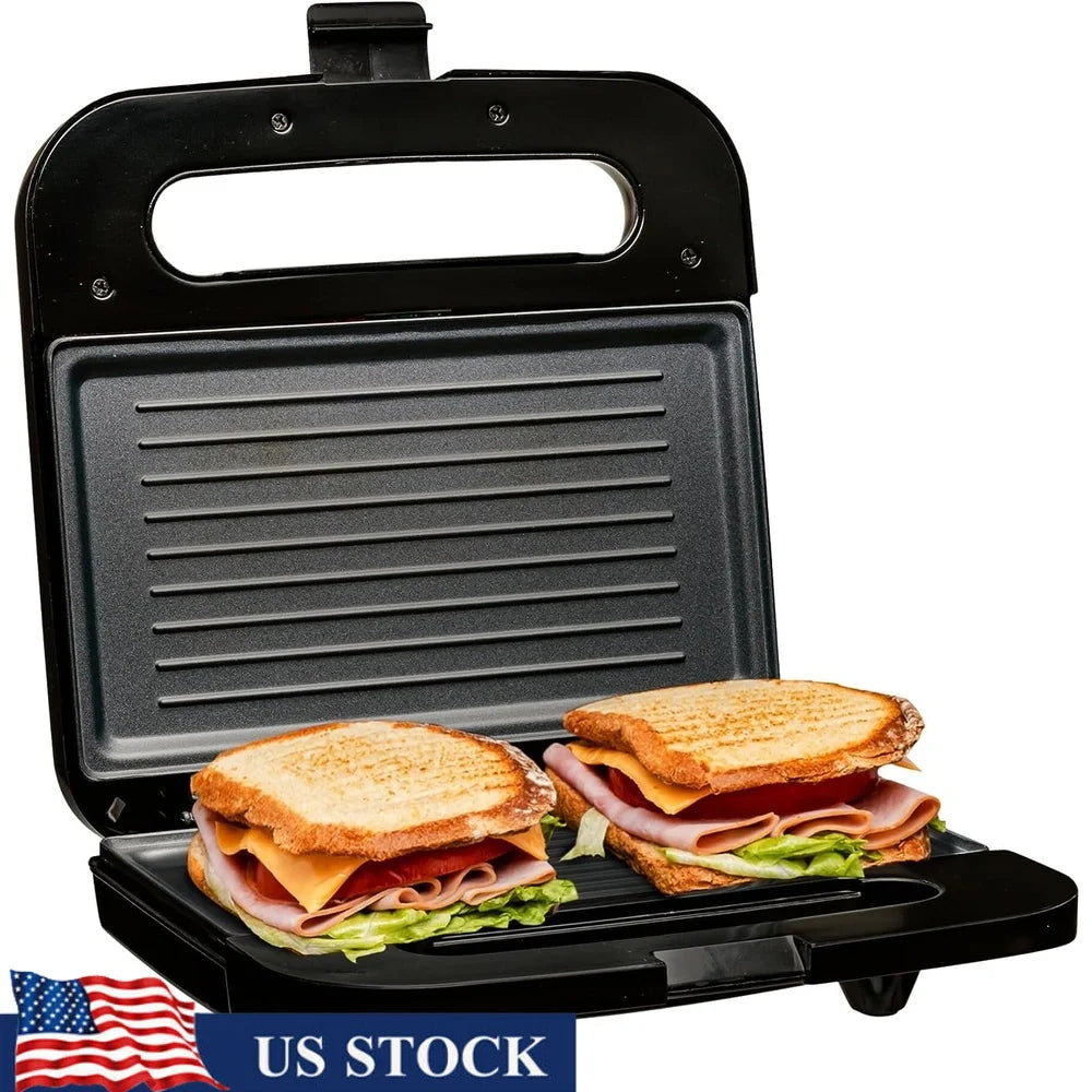 Electric Panini Press Grill Nonstick, Easy Clean