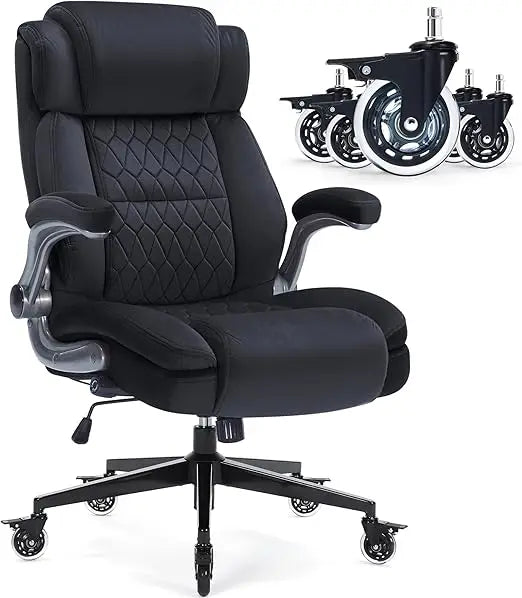Ergonomic Office Chair-Adjustable Built-in Lumbar Support