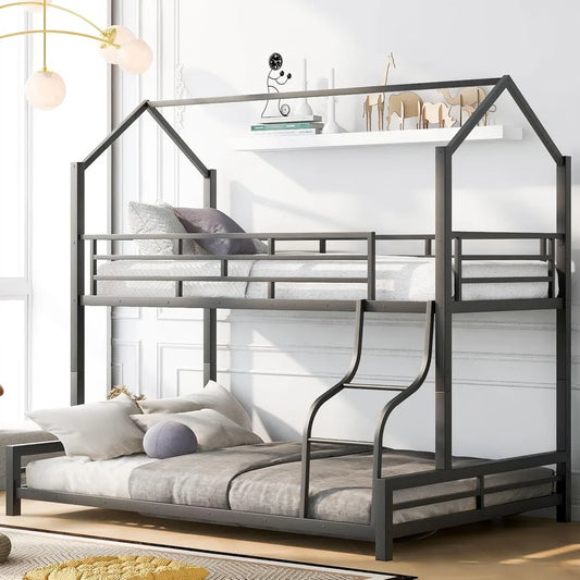 Twin Over Full House Bunk Bed