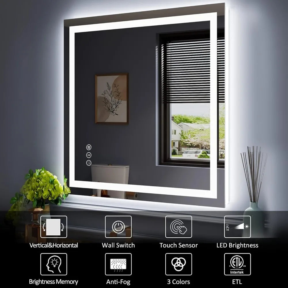 High quality - LED Mirror for Bathroom 40"X38"