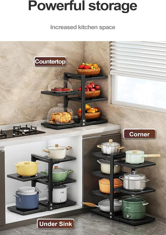 Pots and Pans Cabinet Organizer