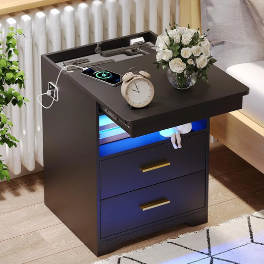 Charging Night Stand Set of 2