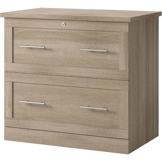 Lateral 2-Drawer File Cabinet, Spring Oak