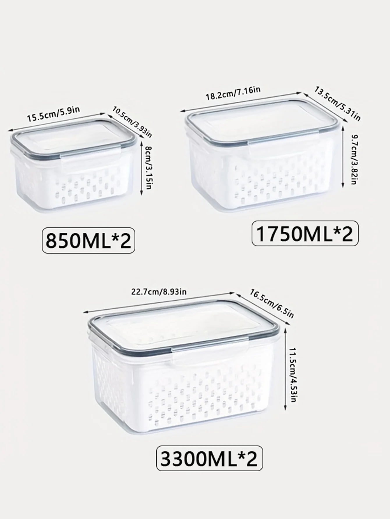 6pc Leak-Proof Food Storage Containers