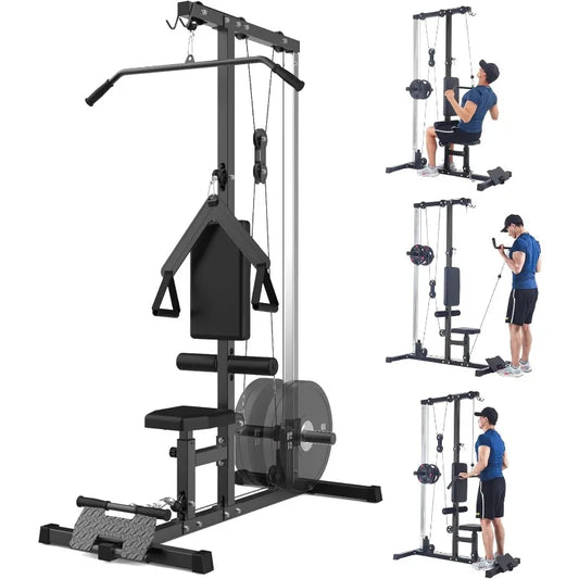 LAT Pulldown, Multi-Functional Cable, Row Cable Machine