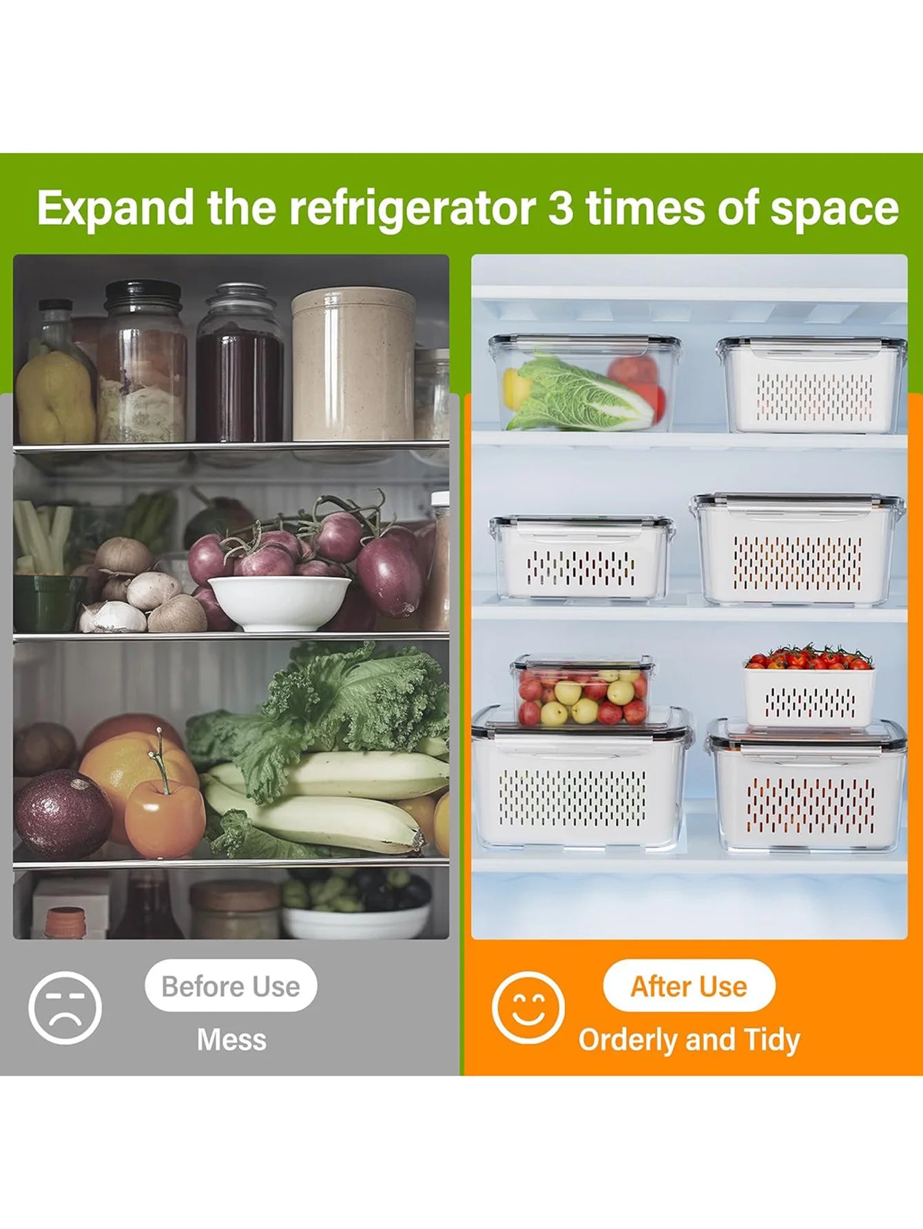 6pc Leak-Proof Food Storage Containers
