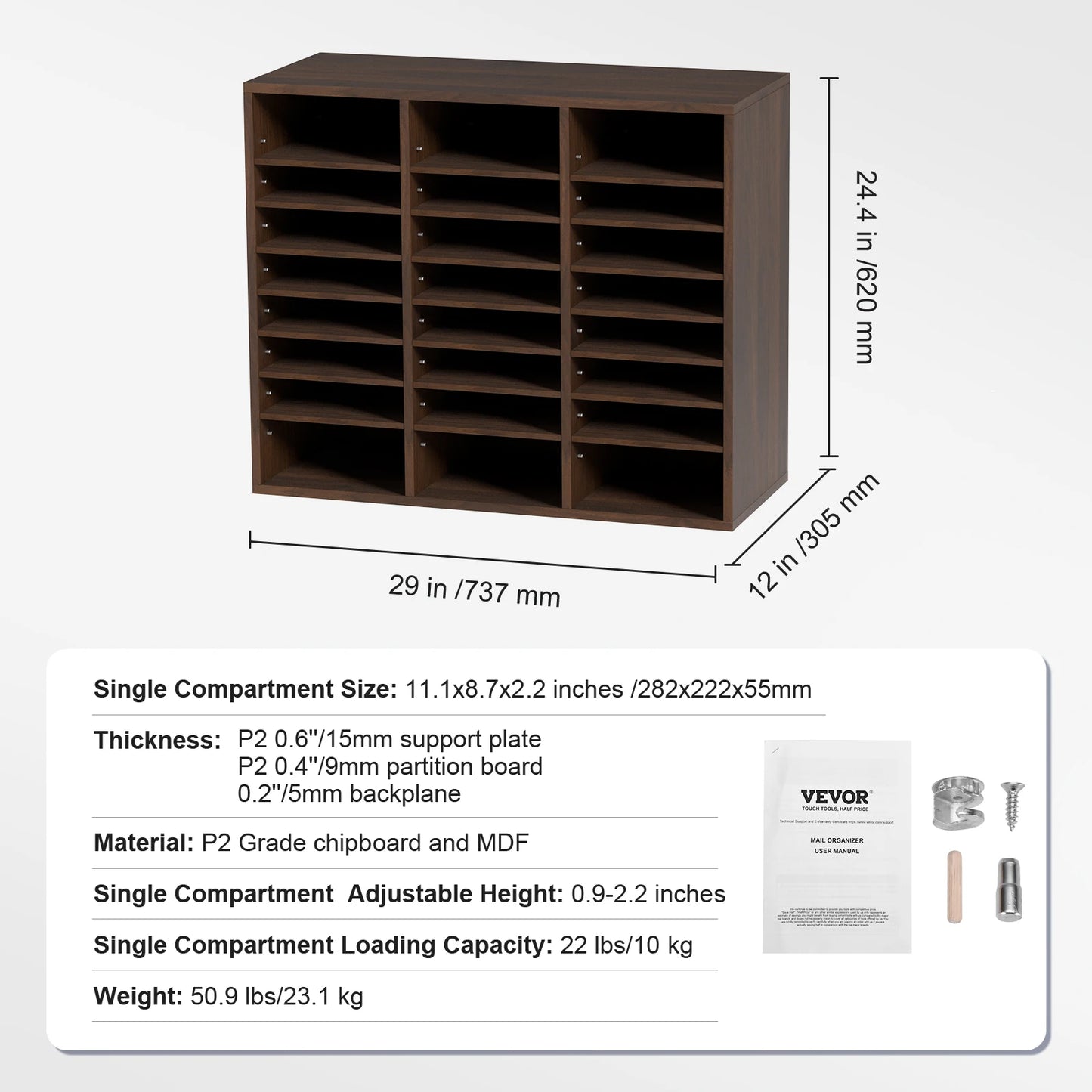 Literature Organizers 5/12/24/36 Compartments
