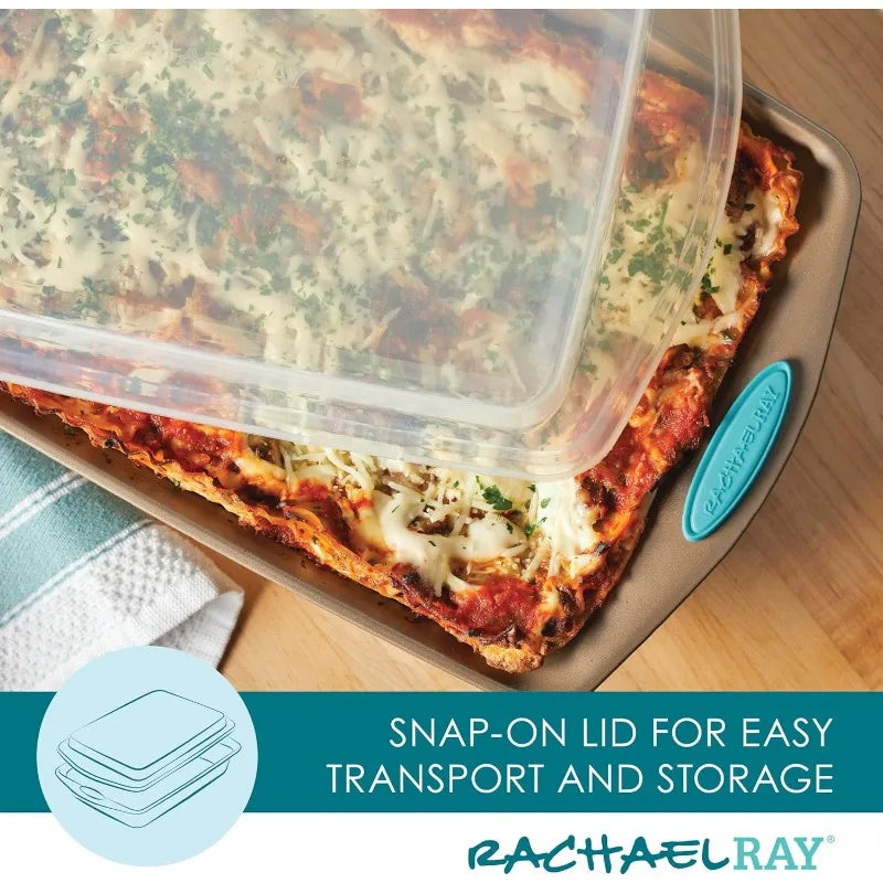 Rachael Ray Nonstick Bakeware Set with Grips