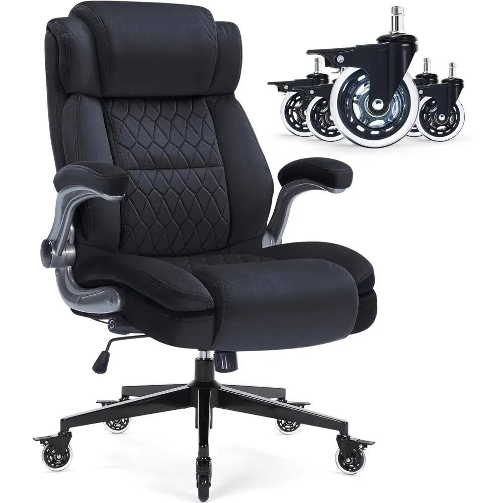 Ergonomic Office Chair-Adjustable Built-in Lumbar Support