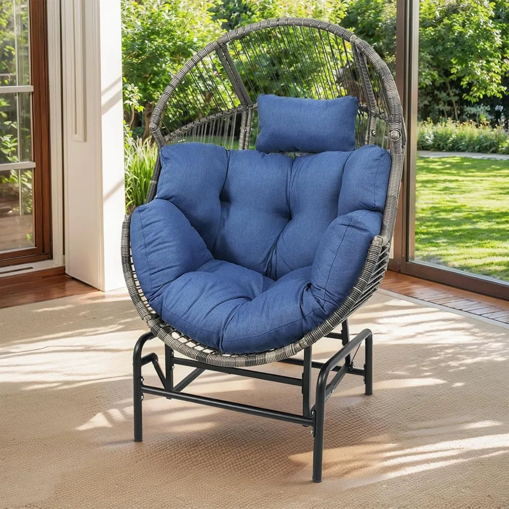 Egg Glider Chair -  for Balcony Deck Sunroom