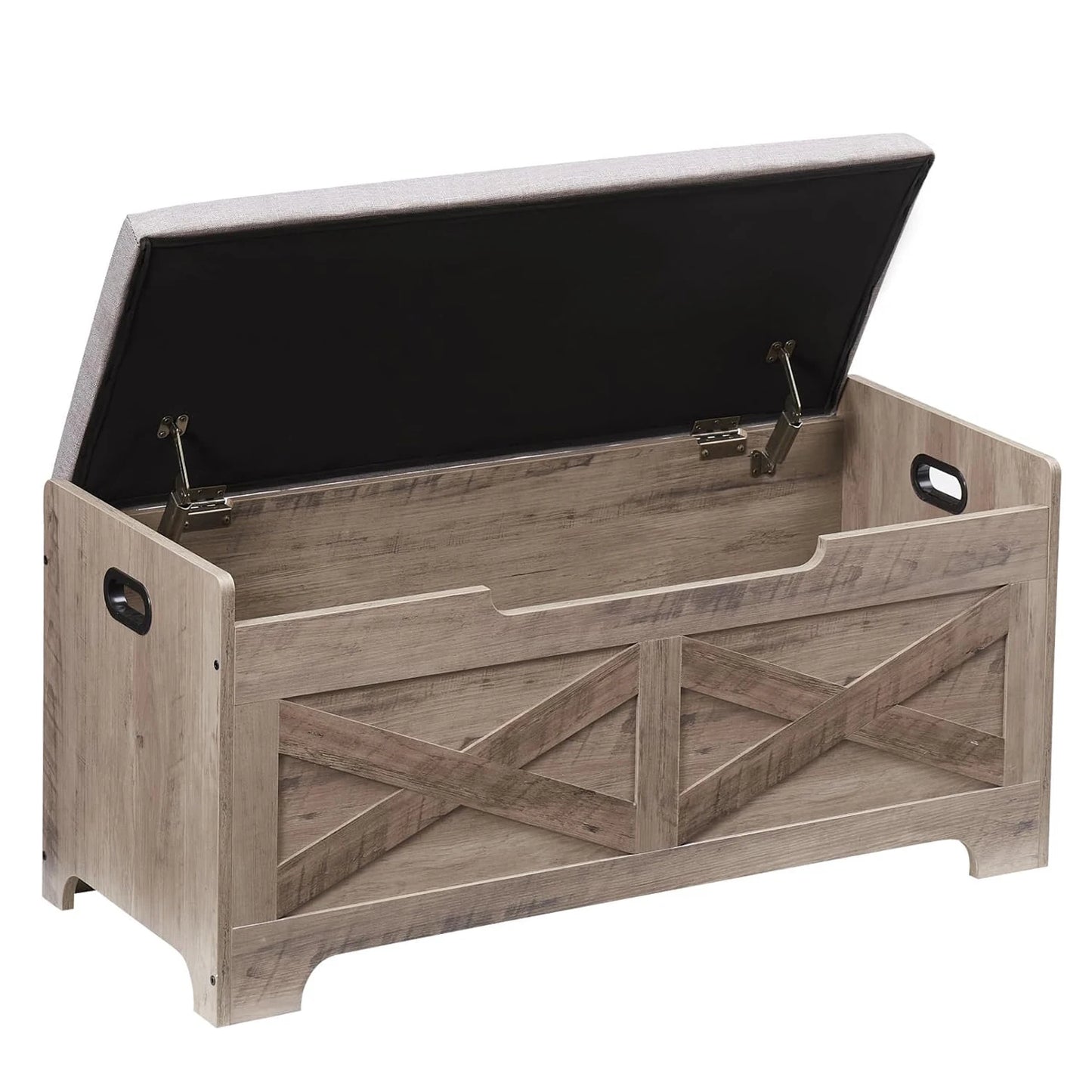 Storage Bench/Chest with 2 Safety Hinges