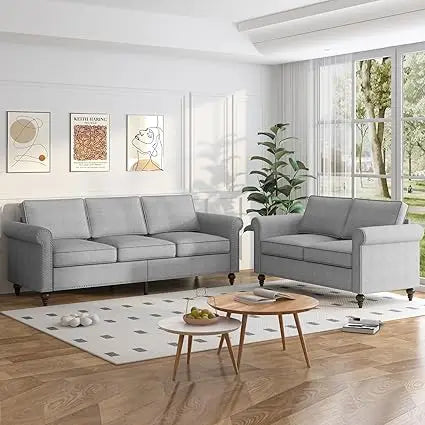 2 Piece Living Room Sofa Set