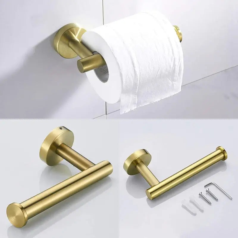 3-Piece Bath Hardware Set, Wall Mounted