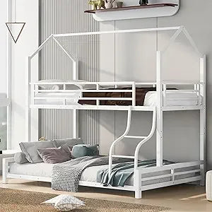 Twin Over Full House Bunk Bed