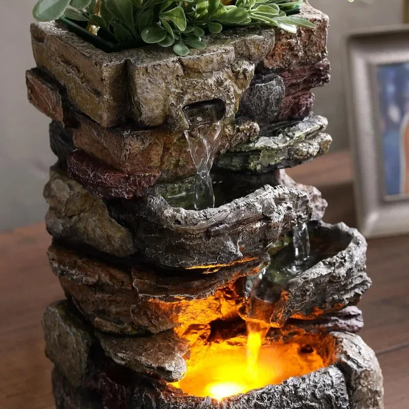 Small Tabletop Waterfall Fountain
