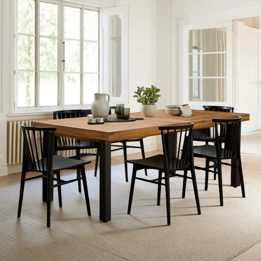 Indoor Outdoor Rectangular Patio Table for Sunroom