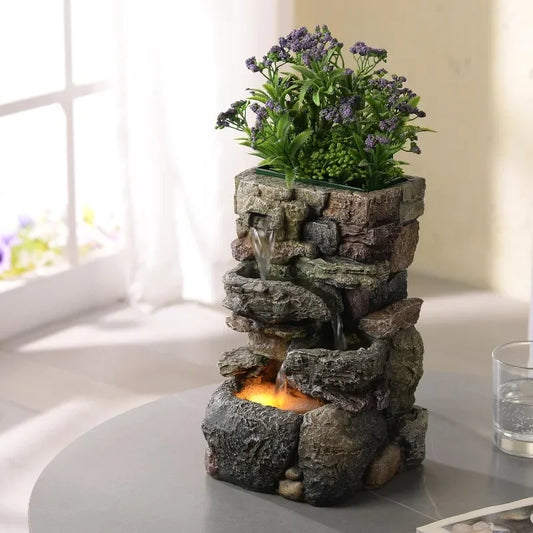 Small Tabletop Waterfall Fountain