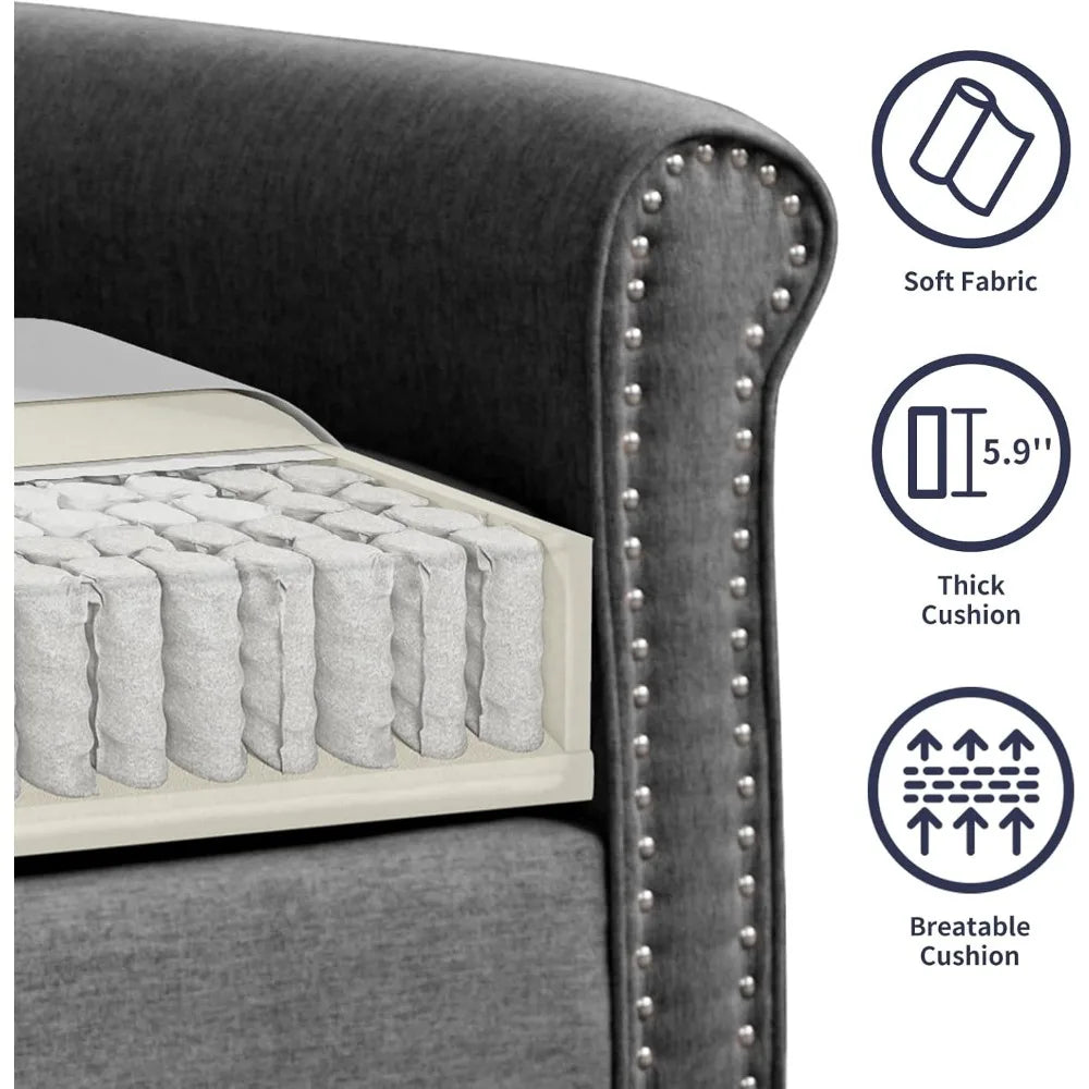 2 Piece Living Room Sofa Set