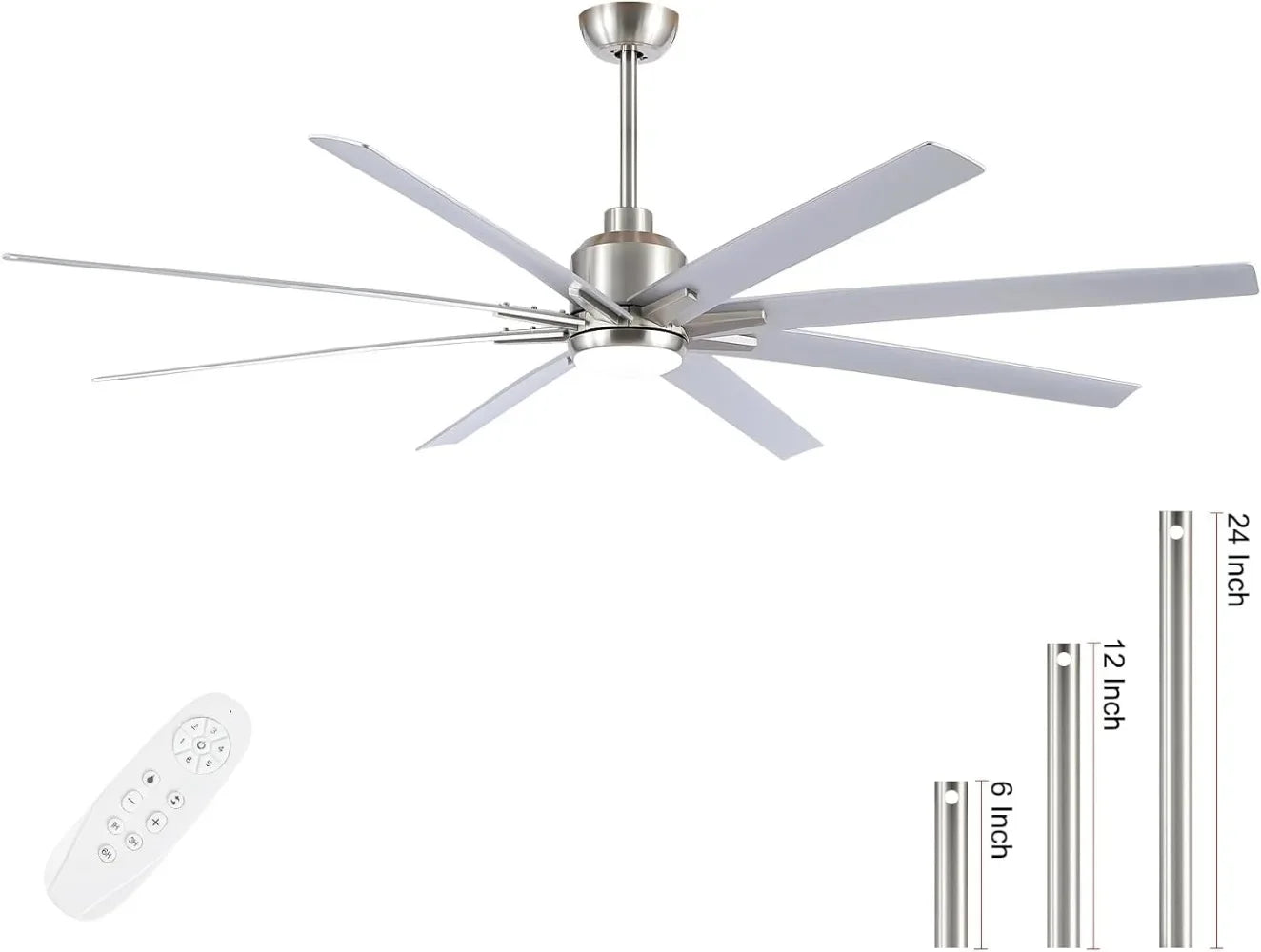 72" Ceiling Fan with Remote Control