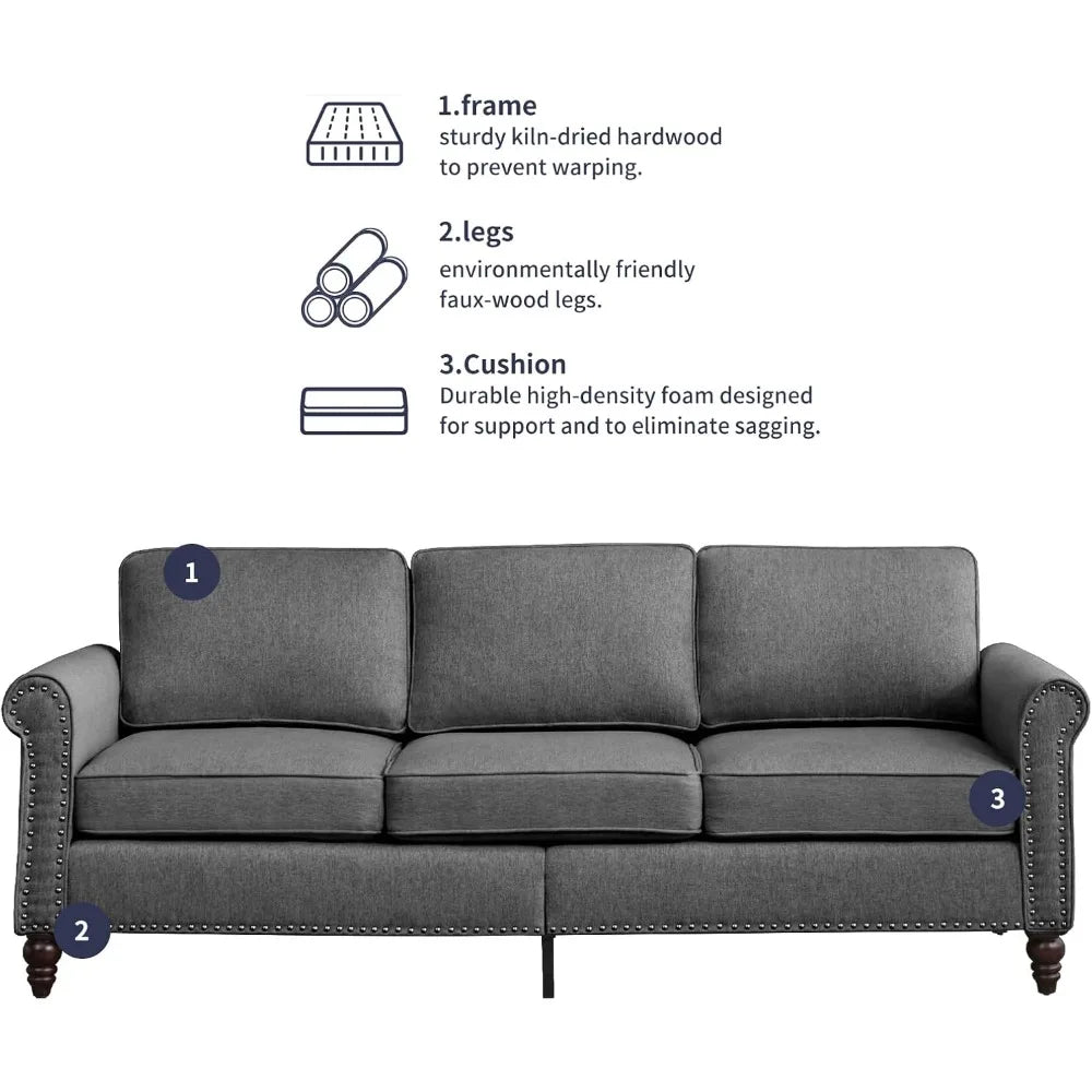 2 Piece Living Room Sofa Set