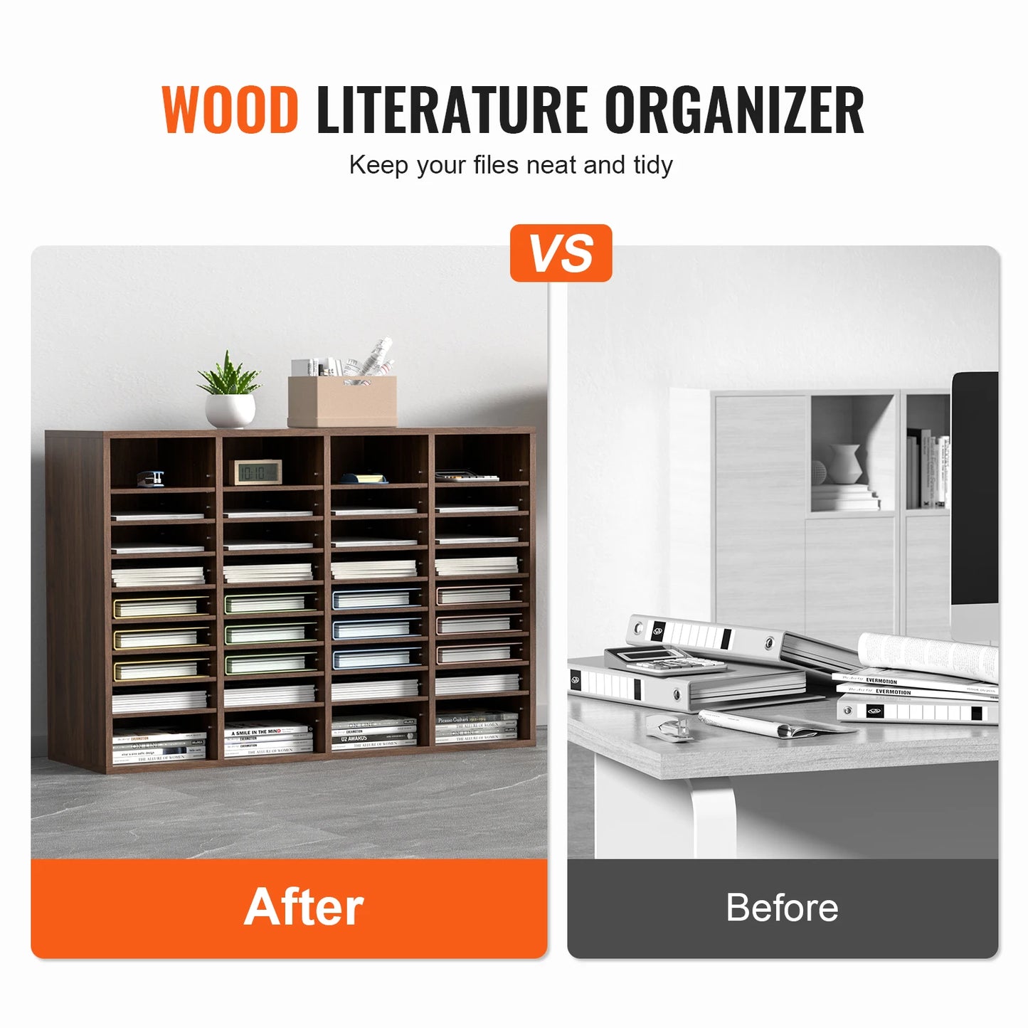 Literature Organizers 5/12/24/36 Compartments