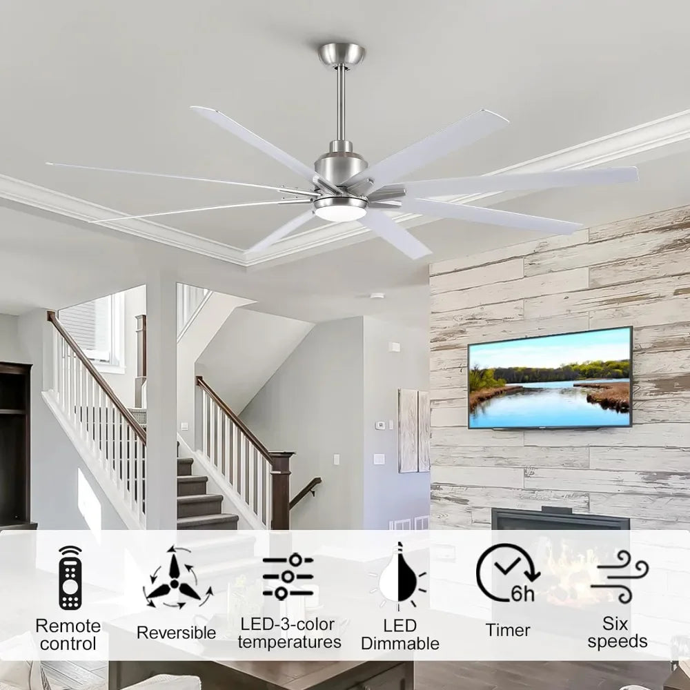 72" Ceiling Fan with Remote Control