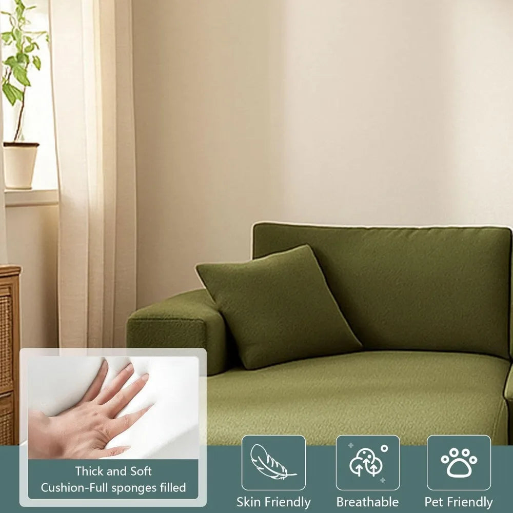 108″ L-Shape Modular Sectional with Chaise