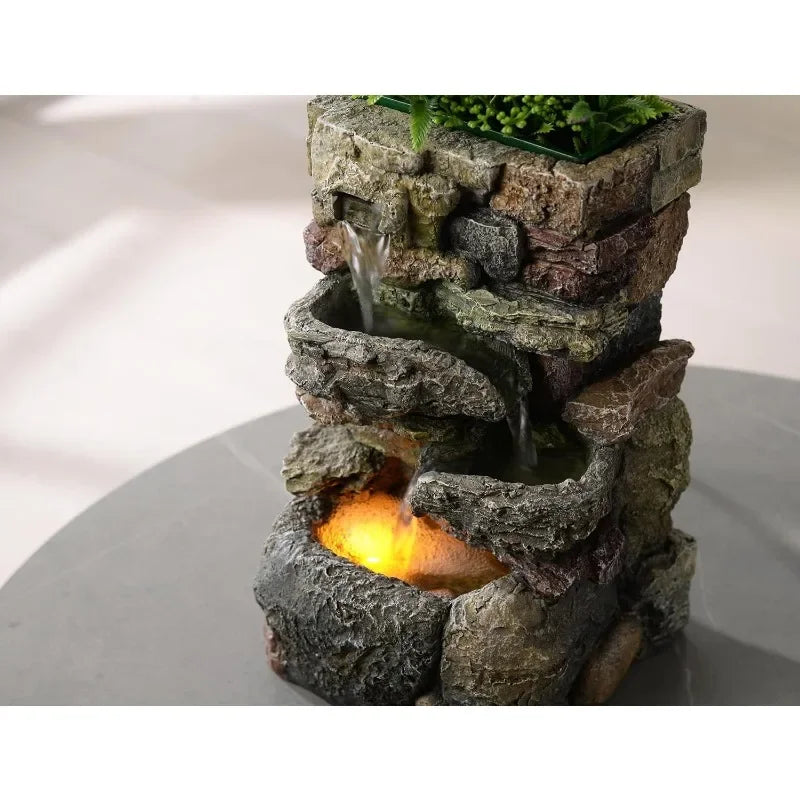 Small Tabletop Waterfall Fountain