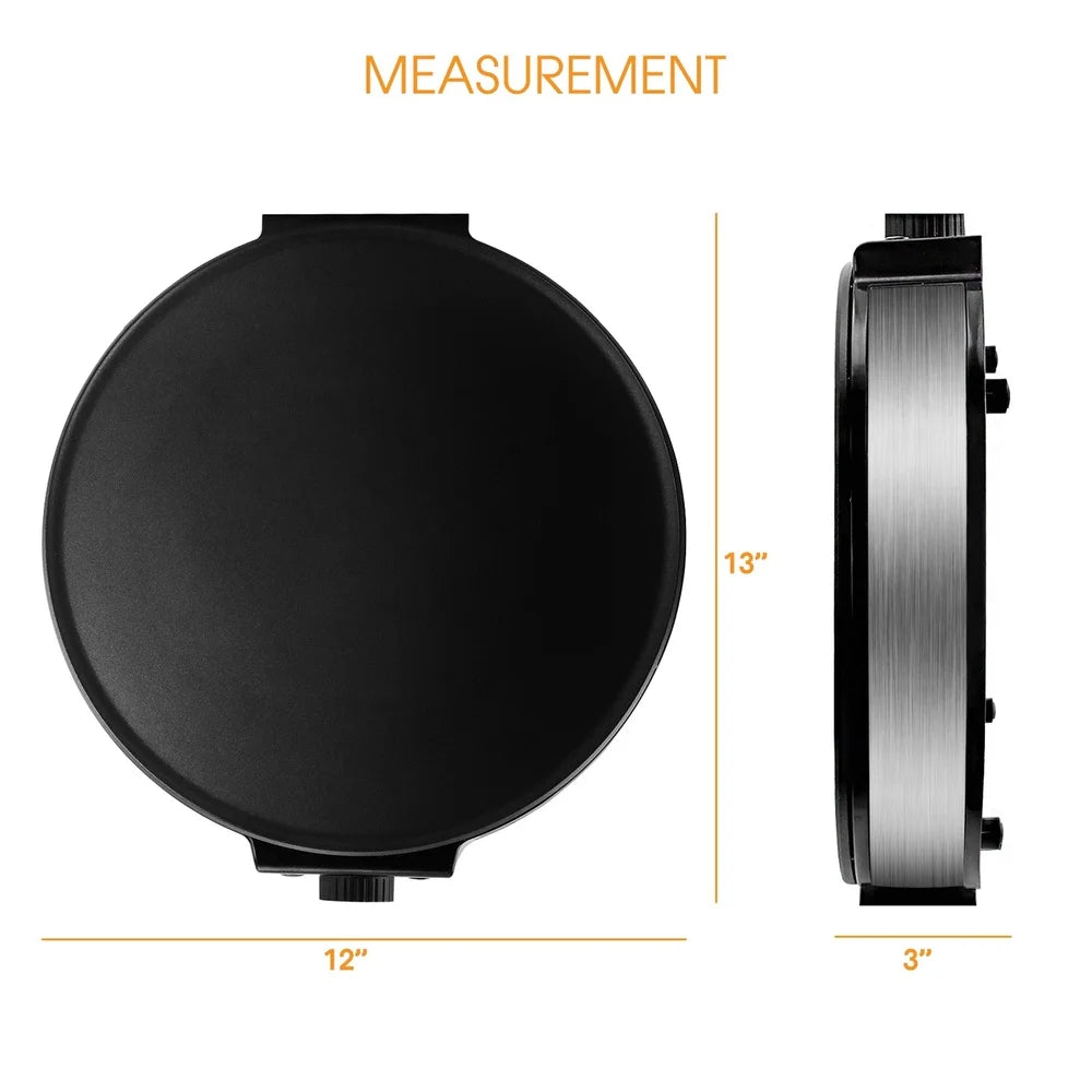 Nonstick Crepe, Pancake Maker Griddle 12" Hot Plate